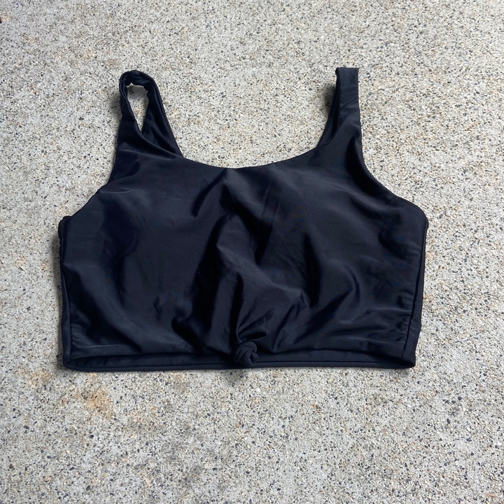 small black shein bikini top